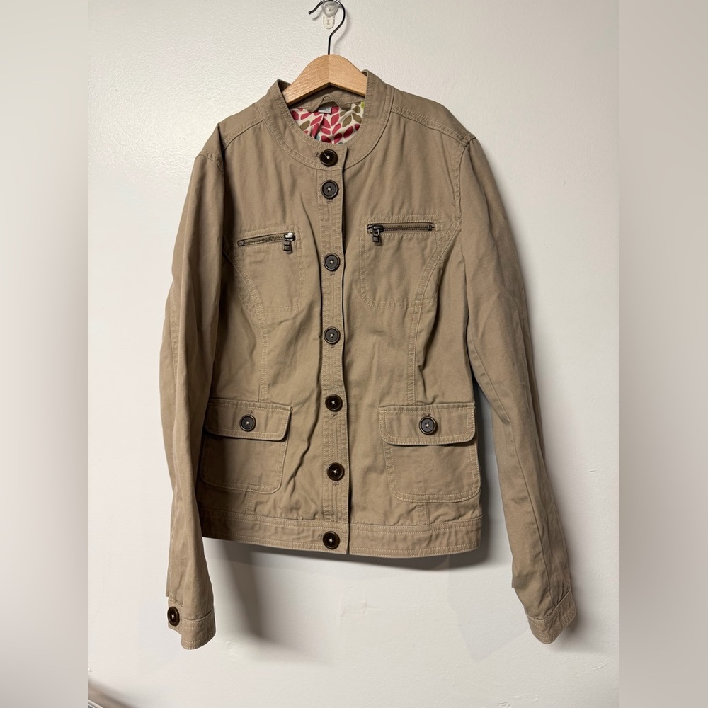 Boden Khaki Utility Jacket size 8